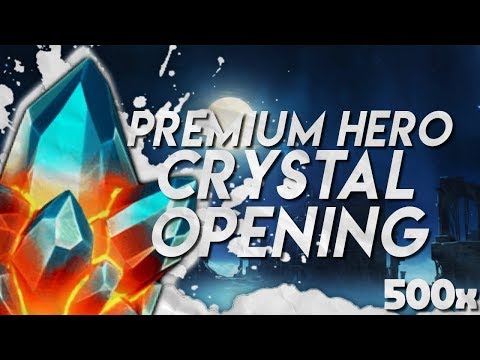 500x Premium Hero Crystal Opening - Marvel Contest of Champions
