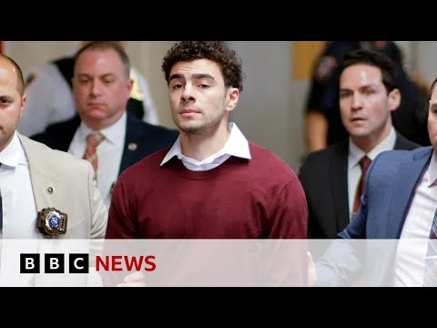 Video | Luigi Mangione pleads not guilty to murdering healthcare CEO | BBC News