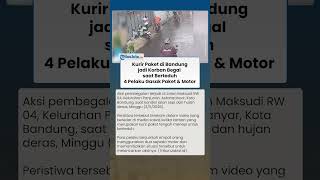 Kurir Paket di Bandung Dibegal saat Berteduh di Astanaanyar, Motor dan Barang Kiriman Raib