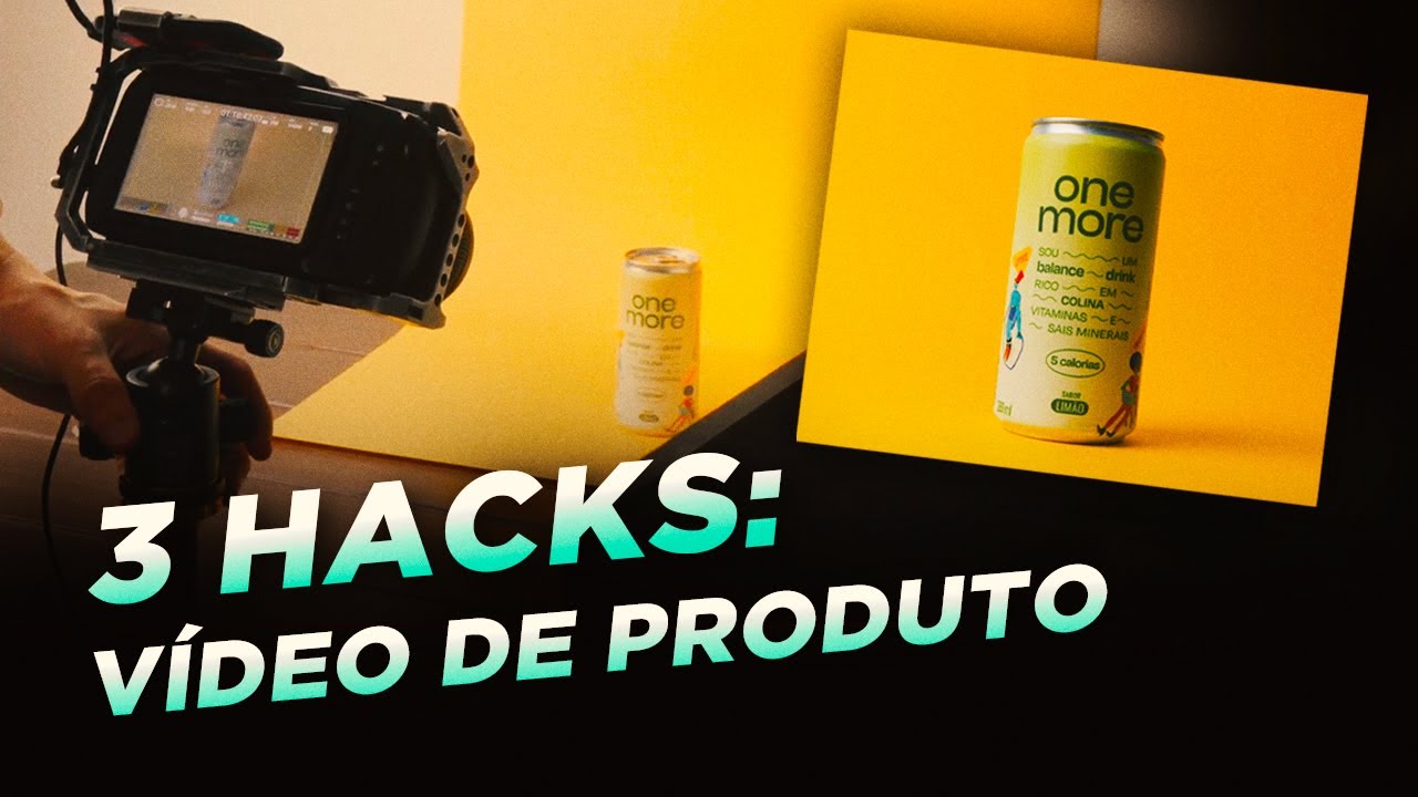 3 TÉCNICAS para fazer VÍDEOS DE PRODUTO EM CASA
