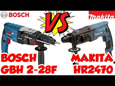 Makita HR2470 VS Bosch GHB 2-28 F