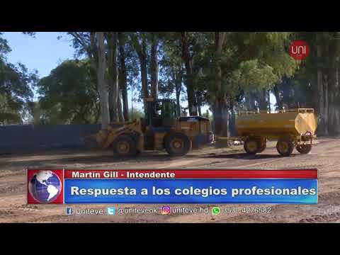Gill respondió a los colegios profesionales