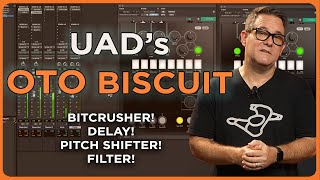 Video thumbnail for Bitcrusher, Delay, Pitch Shifter, and Filter -  UAD's OTO Biscuit - Let's Mangle Audio by Alamo Music Sound Lab