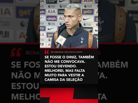 RICHARLISON FOI SINCERÃO! #Shorts