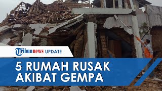 Video 5 Unit Rumah Rusak setelah Gempa Guncang Sukabumi Dua Kali