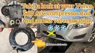 2012 to 2014 Volvo S60 A/C Compressor Coil Replacement and System Recharge (Volvo ac problem)