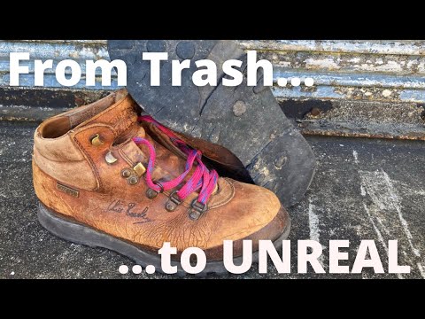 30 Year Old Hiking Boot Restoration