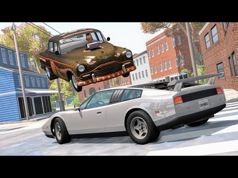 Loss of Control Car Crashes #2 – BeamNG Drive