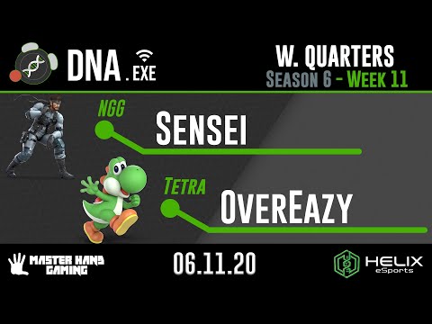 DNA.EXE S6:W11 - NGG | Sensei (Snake) Vs. Tetra | OverEazy (Yoshi) - W Quarterfinals