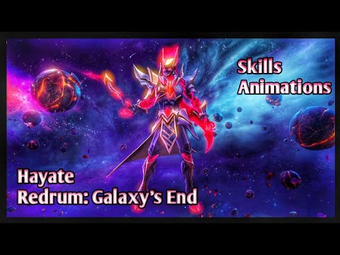 Hayate Expensive Skin | Redrum: Galaxy's End |#clashoftitans #cot