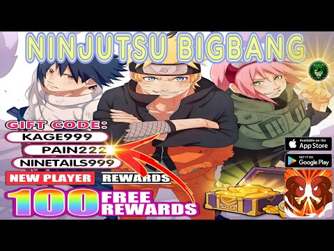 Ninjutsu Bigbang Gameplay 🎮 Free Rewards + Newbie Gift Codes 🎁 Easy to play naruto idle RPG AdR/iOS