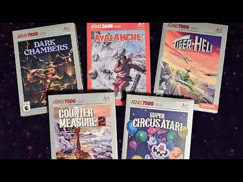 5 New Cartridges From Atari