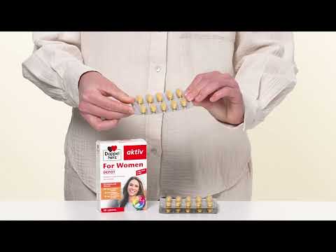 Doppelherz aktiv Women's Multivitamins & Minerals Depot Supplement Tablets, Pack of 30's