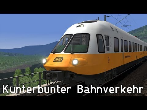 Kunterbunter Bahnbetrieb in Deutschland | Train Simulator 2018 - Compilation | Trainsa