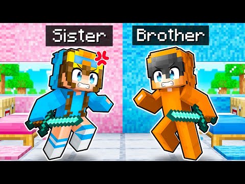 Nico’s Sister vs Nico’s Brother in Minecraft!