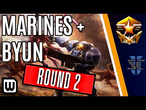 Starcraft 2: BYUN STILL CAN'T STOP MICROING MARINES