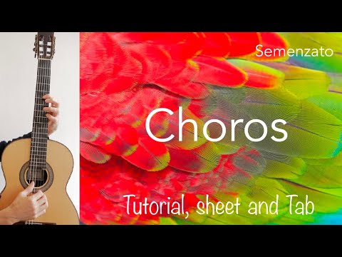 Divagando, Choros (Domingo Semenzato), Guitar tutorial