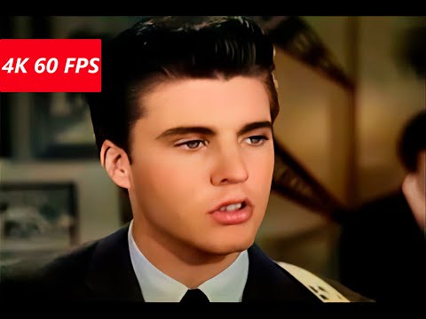 [4k, 60 fps, color] Ricky Nelson - Lonesome Town