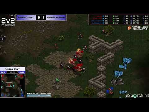 BSL 2v2 S2 - Day 3 - Johnek & ZZZero vs OmniMan & OnlyDark -  StarCraft BroodWar Remastered Tour