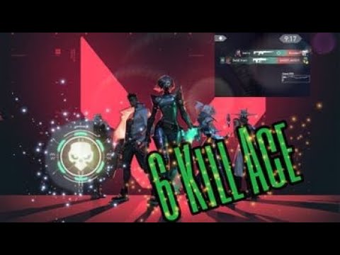 I got a 6 kill ace! in escalation mode(Valorant)