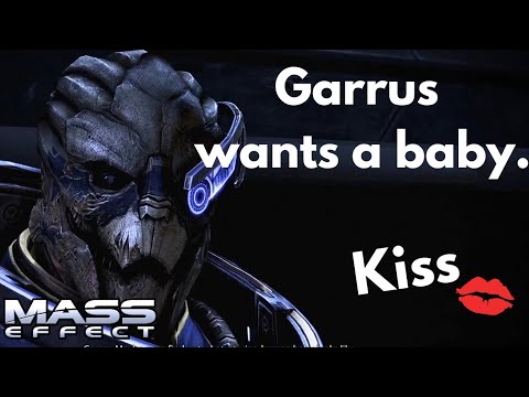 Garrus talks about babies and kisses shephard. Mass Effect Garrus Romance