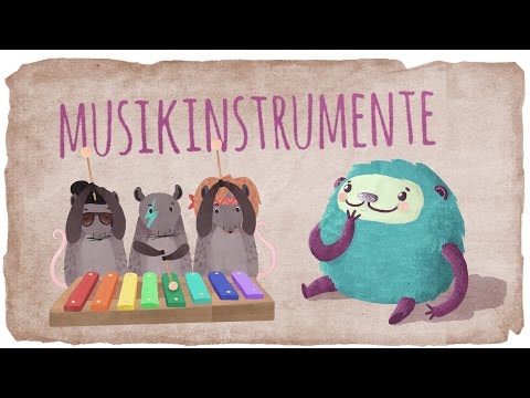 Musikinstrumente lernen, Klänge lernen für Kinder mit Flunkeblunk