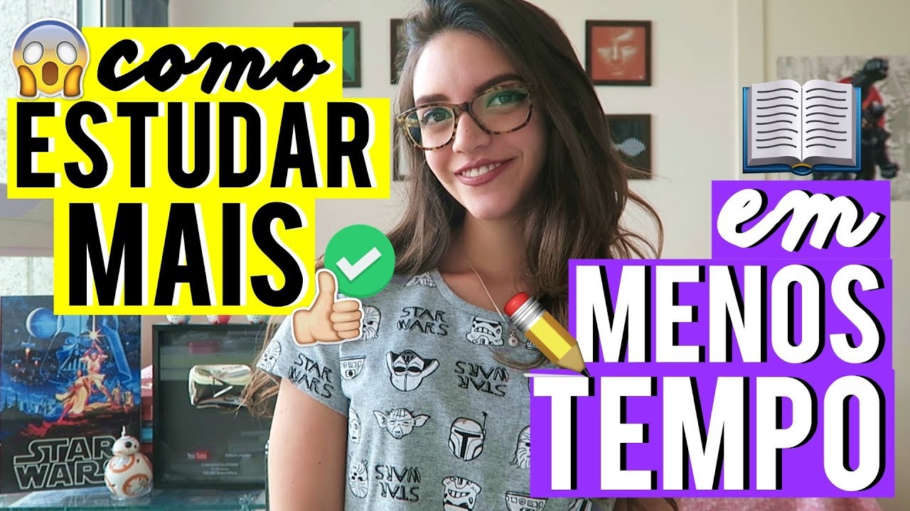 DICAS PARA ESTUDAR COM POUCO TEMPO E SER MAIS PRODUTIVO! - Débora Aladim