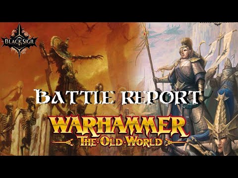Tomb Kings of Khemri vs High Elf Realms | 2000pts Battle Report | Warhammer: The Old World