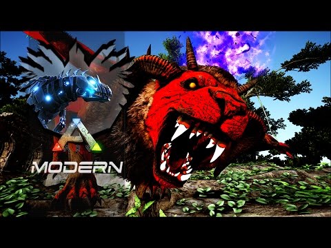 ARK Mods Ragnarok T3EP09 - Taming Manticore Lv 1000!