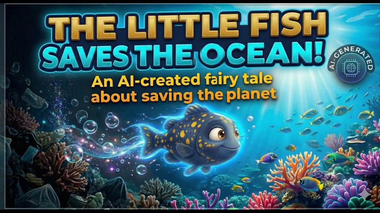 The Blue Fish That Cleaned the Ocean | AI Story