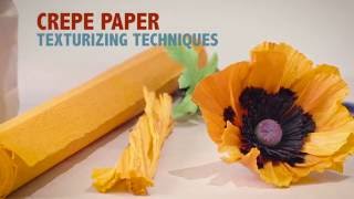 Crepe Paper Techniques  - Texture