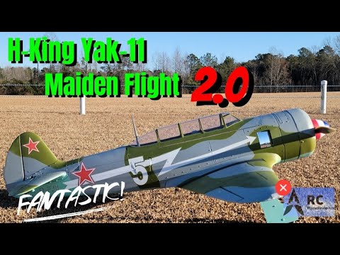 *NEW* Hobby-King H-King Yak-11 Maiden Flight & Review