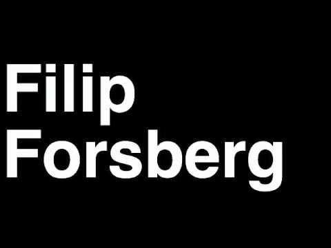 How to Pronounce Filip Forsberg Washington Capitals NHL Hockey Fight Shootout Goal Hit Draft Pick