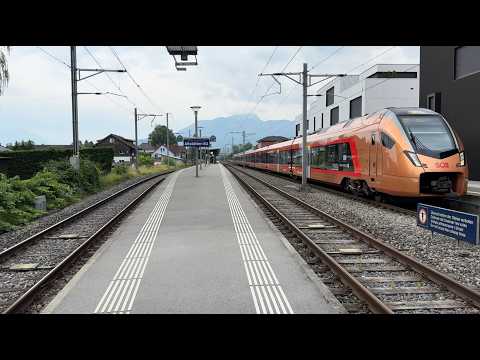 Bahnverkehr in Altstätten SG (05.07.2025)