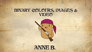 How To Represent Colours, Images and Video in Binary