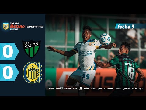 SAN MARTÍN (SJ) 0 - 0 ROSARIO CENTRAL I Resumen del partido | #TorneoBetano Apertura 2025
