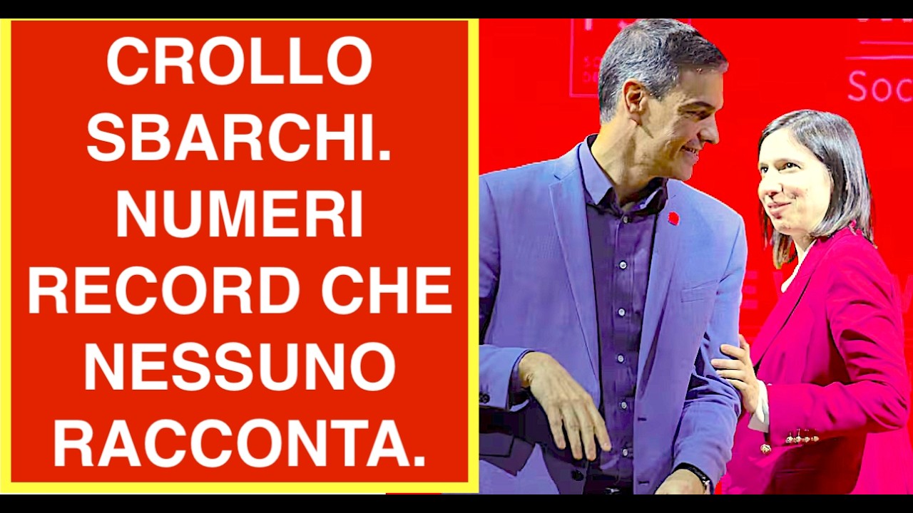 CROLLO SBARCHI IN ITALIA. NUMERI RECORD CHE NESSUNO RACCONTA. ECCOLI