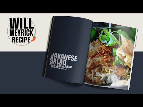 Will Meyrick Recipe | Indonesia | Nasi Pecel Malang Style (Javanese Salad with Peanut Sauce)