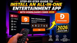 👉Step by Step Guide to Install an All in One Entertainment App with Downloader Codes 2026