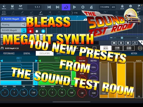 BLEASS Megalit - NEW Expansion Pack by The Sound Test Room - 100 Presets - Let's Play