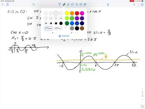 A10 – Trigonometrische Gleichung (Klausur WiSe 20/21)Aufg10
