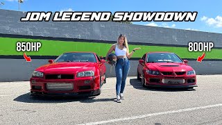 RACING MY EVO 8 VS SKYLINE R34