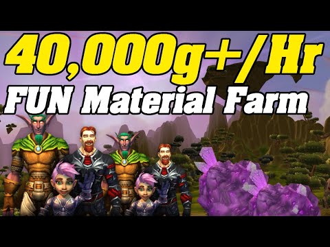 The Most FUN 40,000g+Hr/ Material Goldfarm In WoW TWW