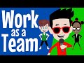Work as a Team - Fun Song for Elementary and Primary Schools. Perfect for assemblies & classrooms.
