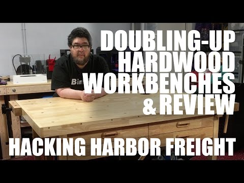 Hacking Harbor Freight: Hardwood workbenches (review)