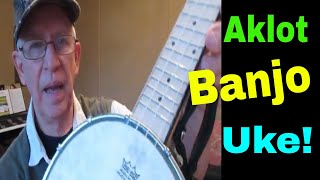 Video thumbnail for Aklot Banjo Ukulele Review.  Well made, loud, solid as a rock. by Rich Davis