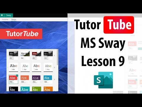 MS Sway Tutorial Lesson 1 Singing in Web Based Sway