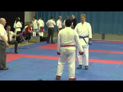 BUCS 2014 - Kumite - Men's Novice +80kg - Lennart Brieger (Shotokan)