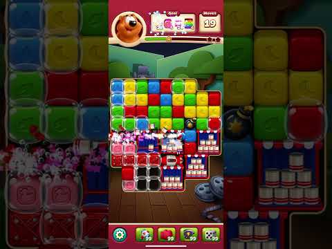 Toon Blast level 5243 No Boosters