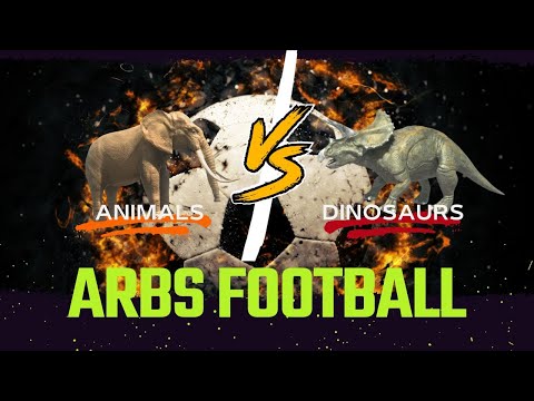 Football Match between Animals VS Dinosaurs - ANIMAL REVOLT BATTLE SIMULATOR